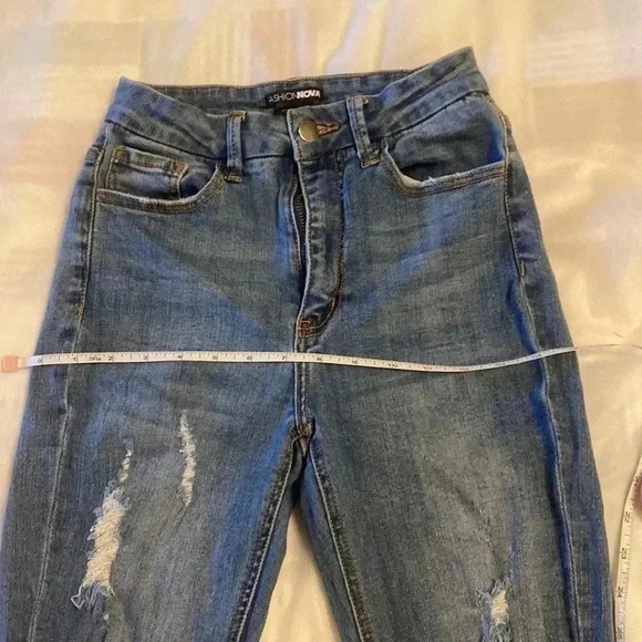 Slim fit denim jeans for young girls (9-14 years old) fashion and stylish! - Picture 7 of 12